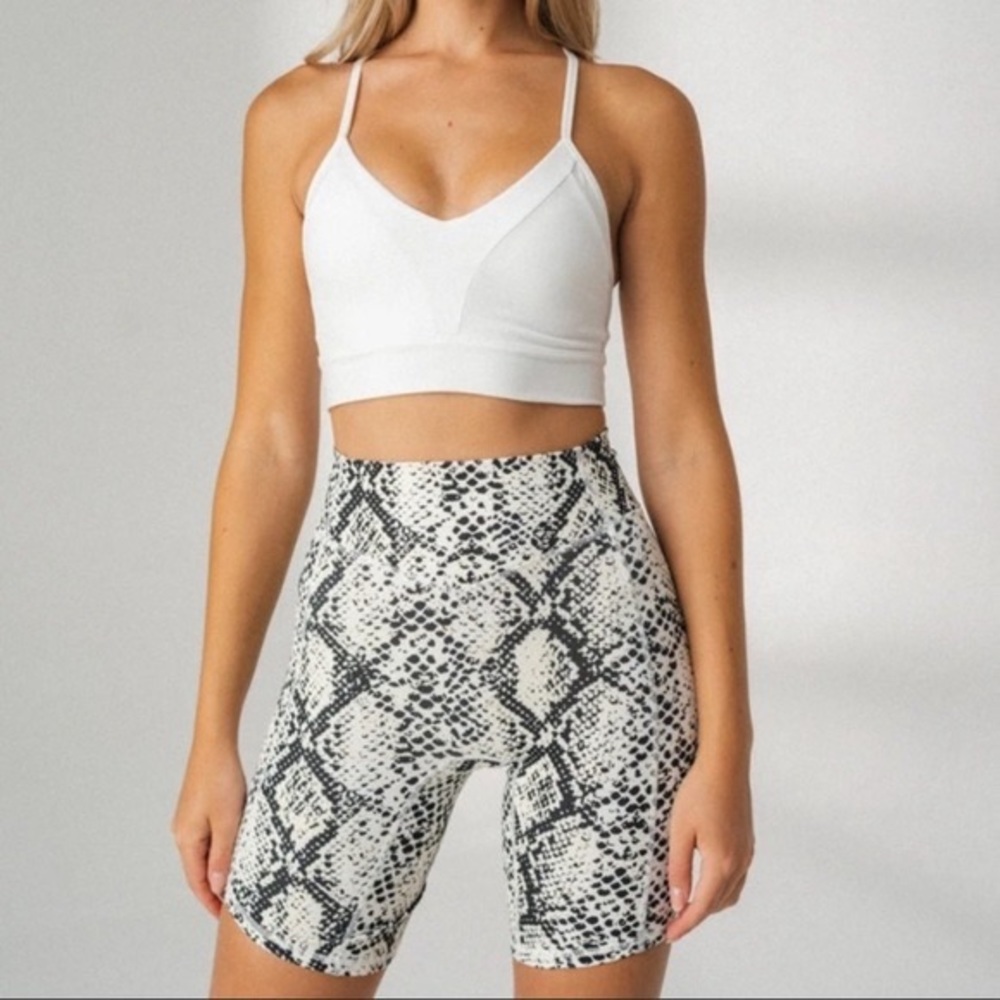 Animal print shorts